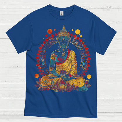 Serene Buddha Meditation Art T Shirt