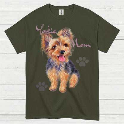 Cute Yorkie Mom Dog Lover T Shirt