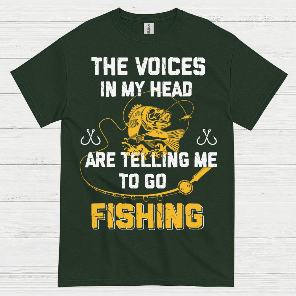 Voices In My Head Fishing T Shirt