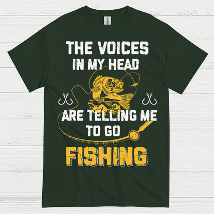 Voices In My Head Fishing T Shirt