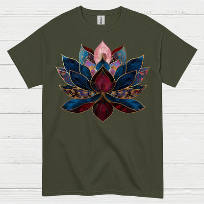 Sacred Lotus Mandala Yoga T Shirt