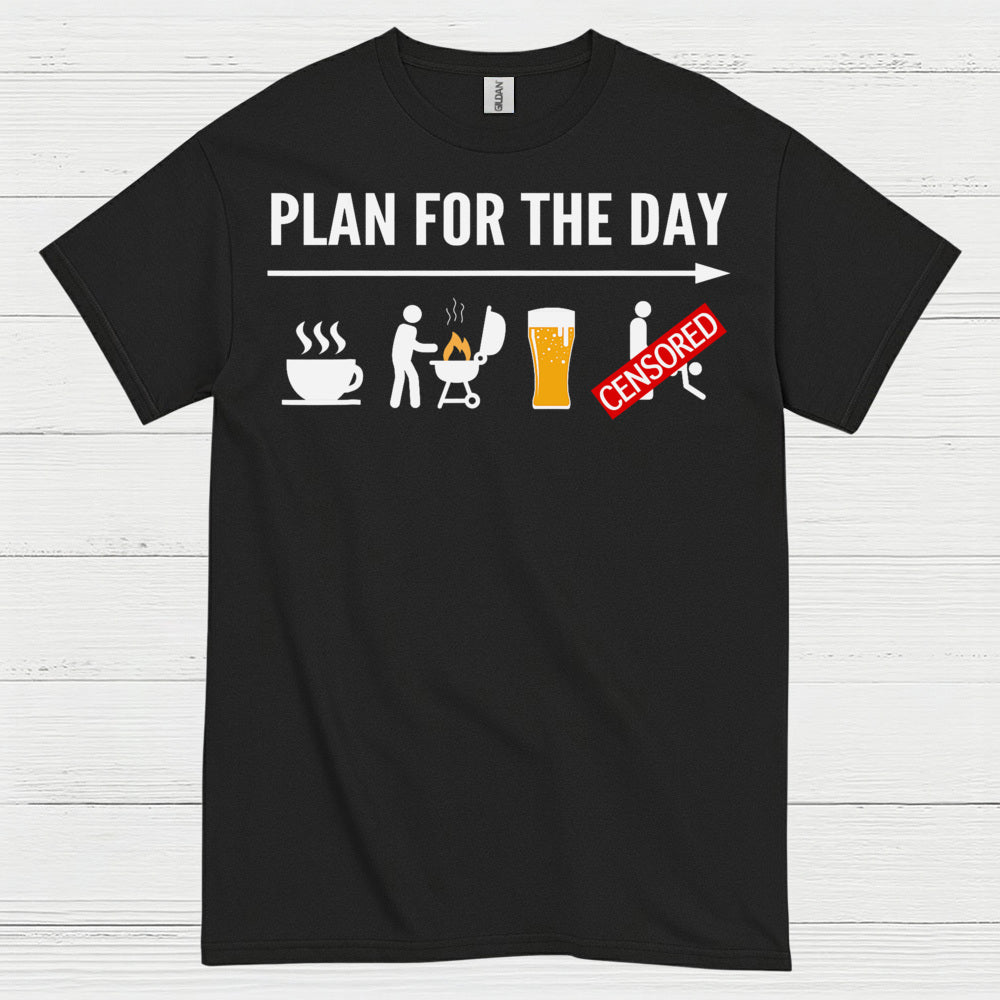 Plan For The Day BBQ T Shirt
