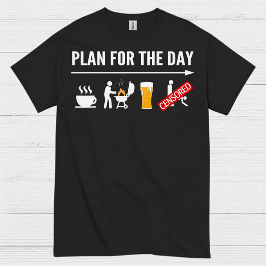 Plan For The Day BBQ T Shirt