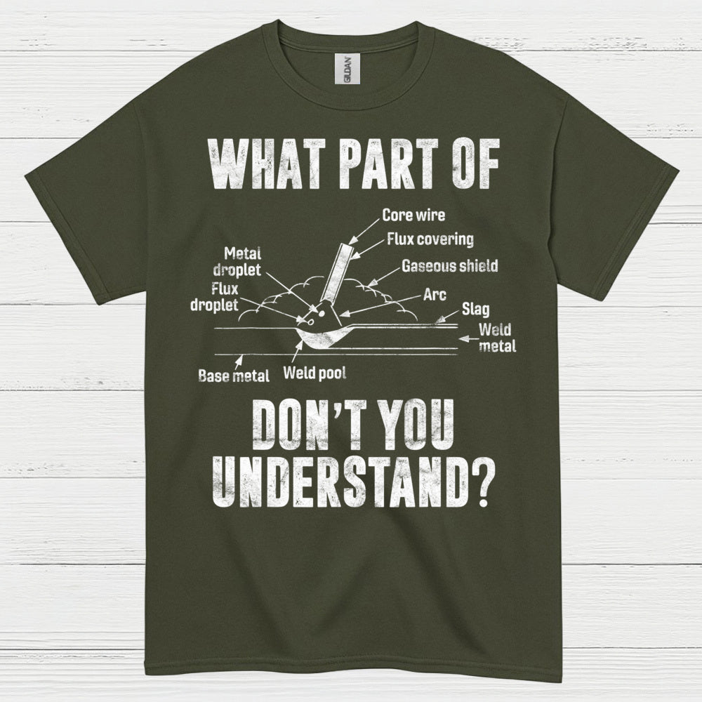 What Part Of Welding Diagram T Shirt