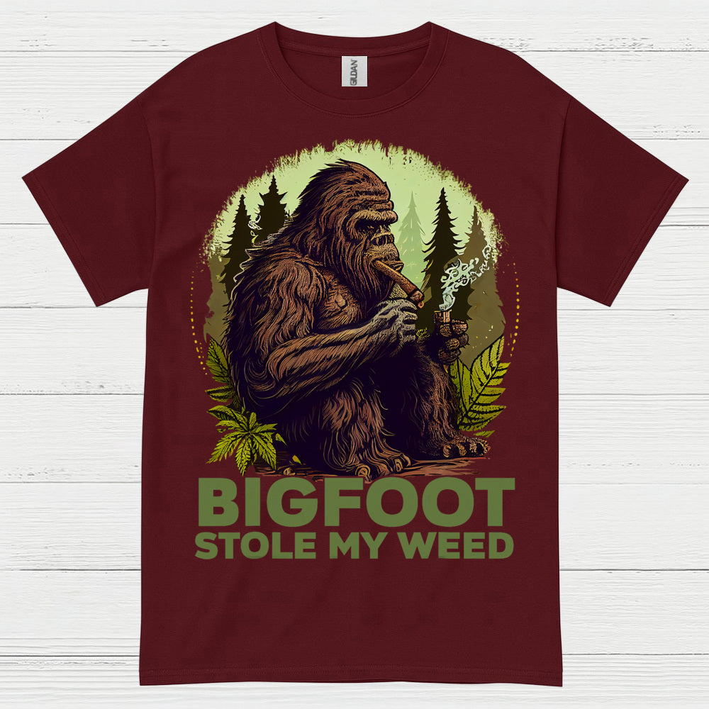Bigfoot Stole My Weed T Shirt