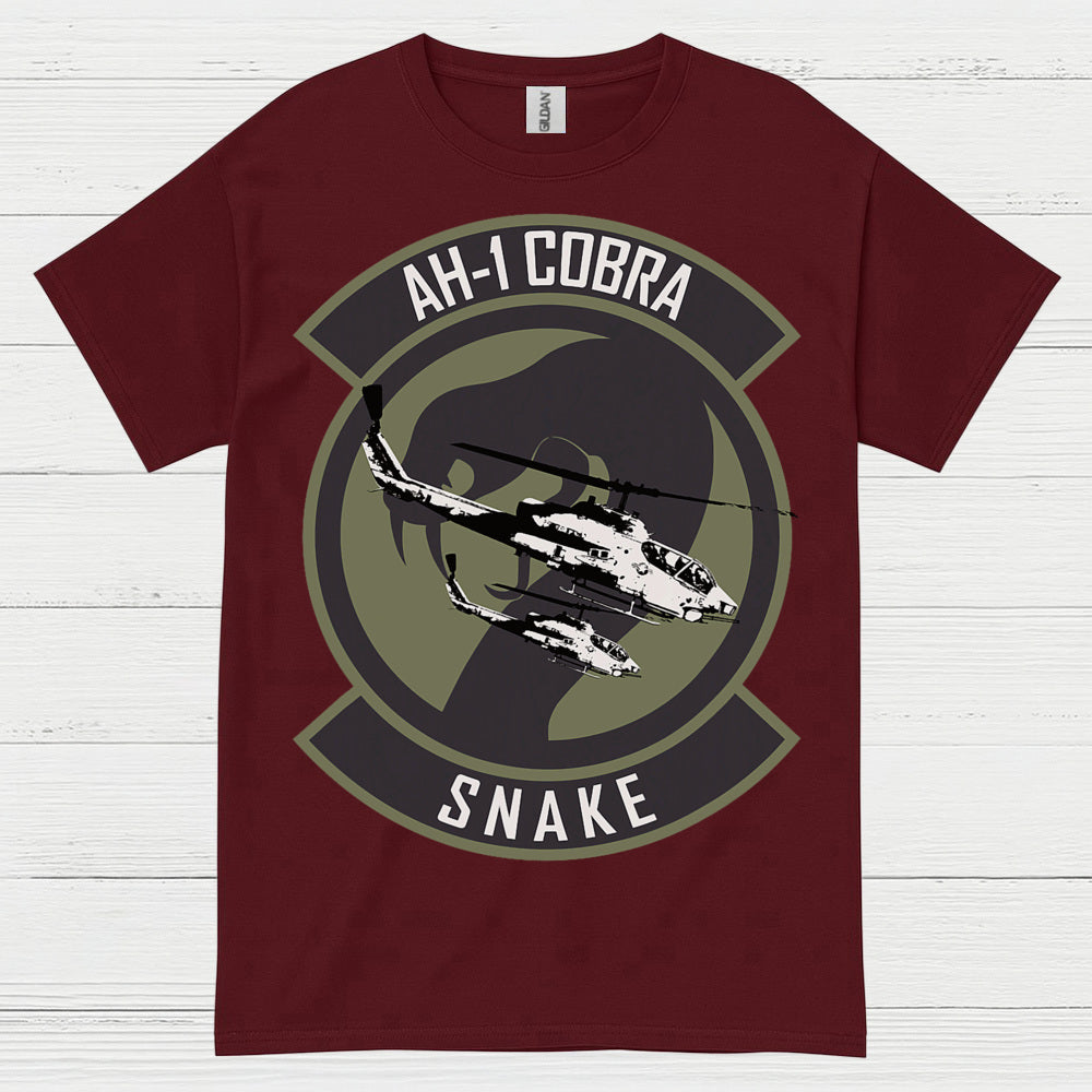 AH-1 Cobra Snake Attack Helicopter T Shirt