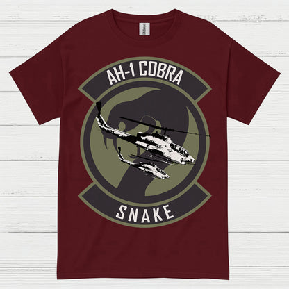 AH-1 Cobra Snake Attack Helicopter T Shirt