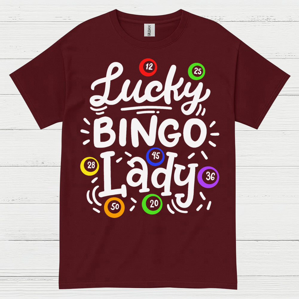 Lucky Bingo Lady T Shirt