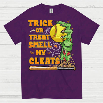 Trick Or Treat Smell My Cleats Softball T Shirt