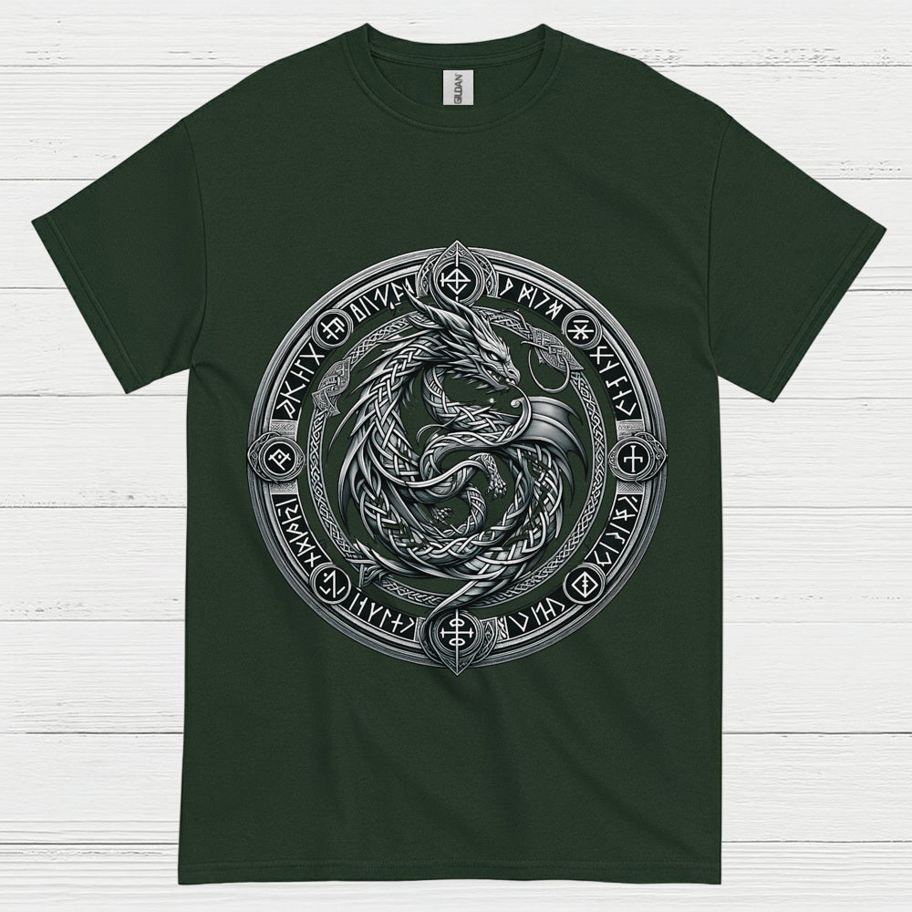 Celtic Dragon Circle T Shirt