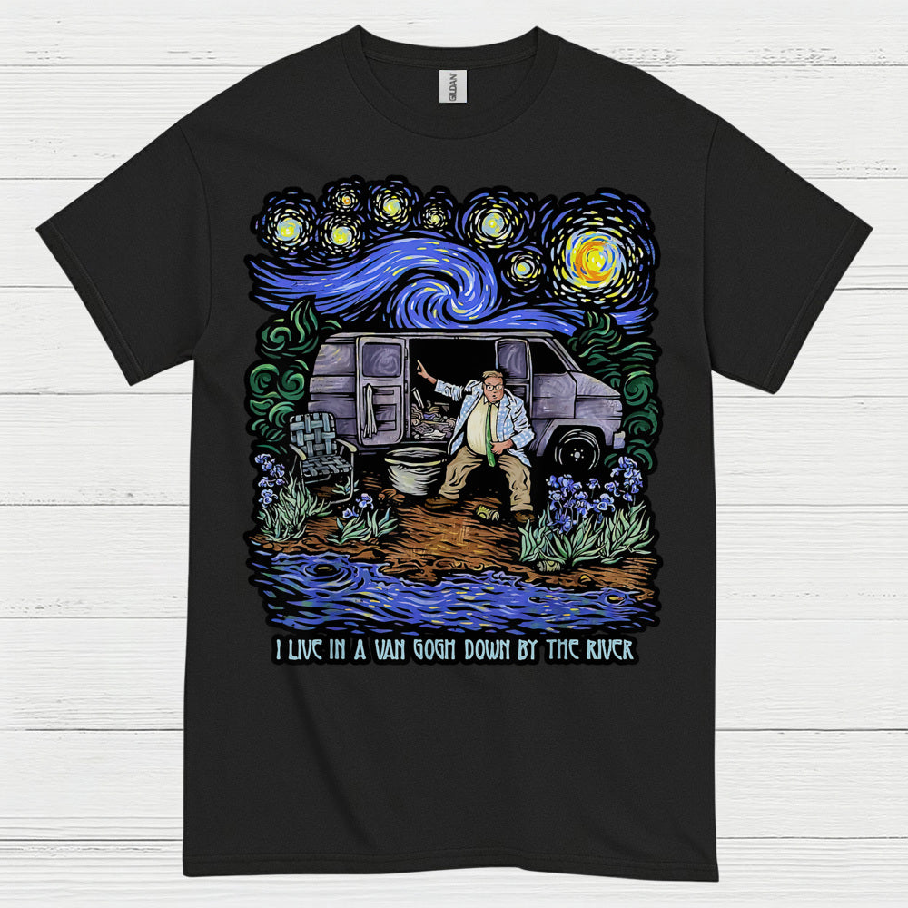 Van Life Humor Art T Shirt