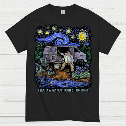Van Life Humor Art T Shirt