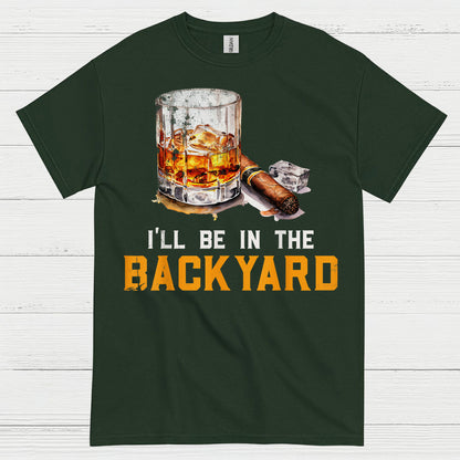 Backyard Whiskey Cigar Time T Shirt