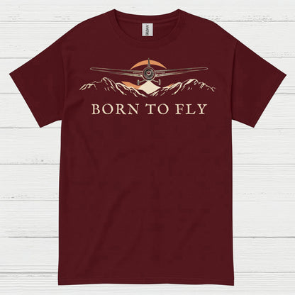 Born To Fly Airplane T Shirt