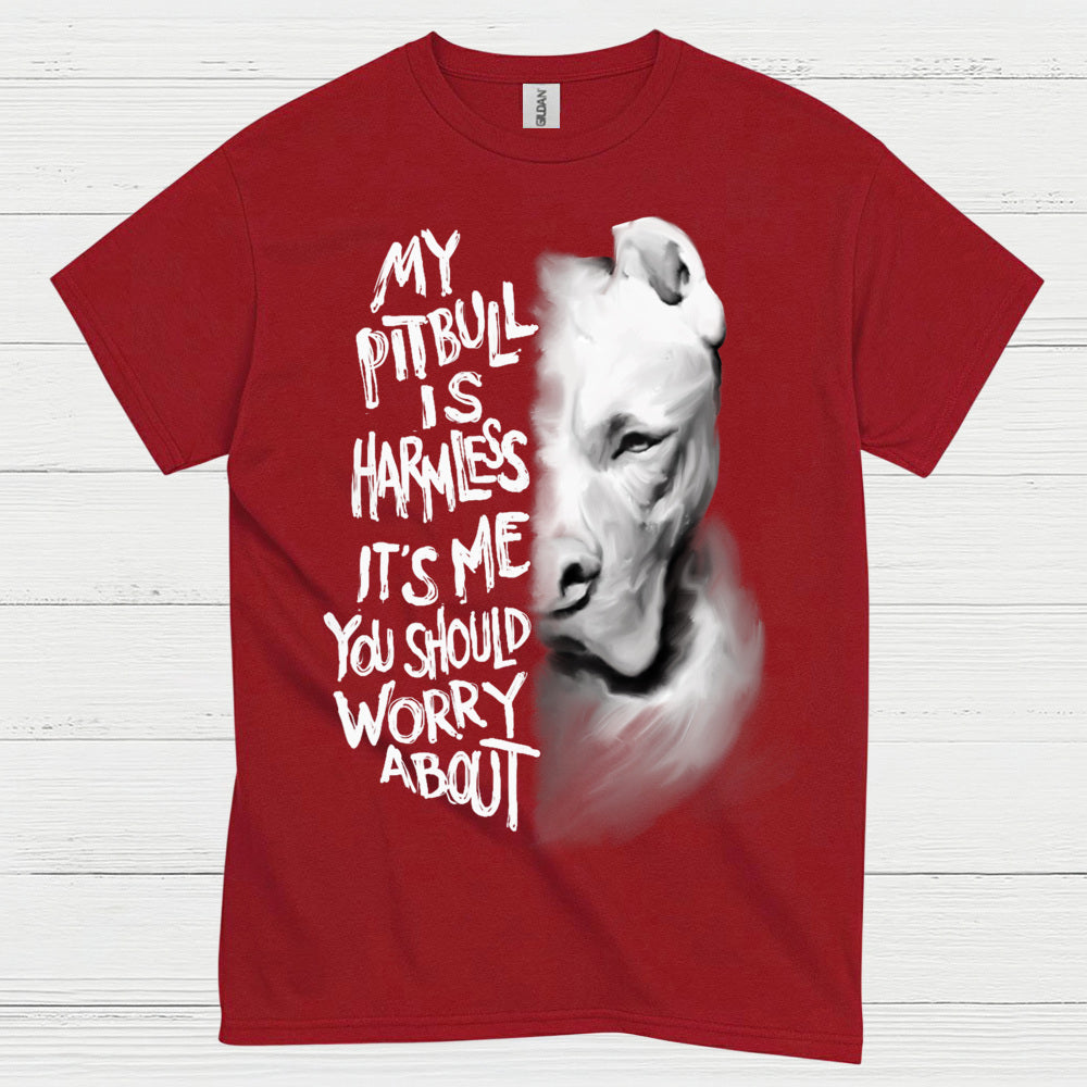 My Pitbull Is Harmless Quote T Shirt