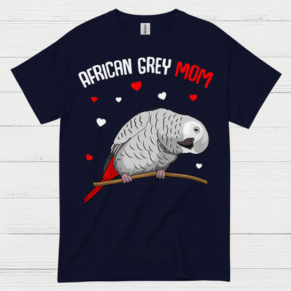 African Grey Mom T Shirt