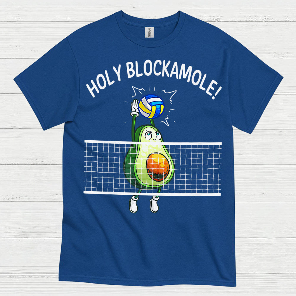 Holy Blockamole Volleyball Humor T Shirt