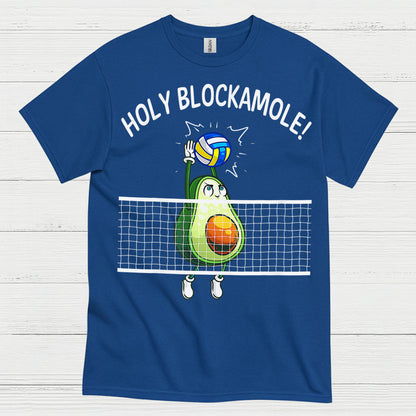 Holy Blockamole Volleyball Humor T Shirt