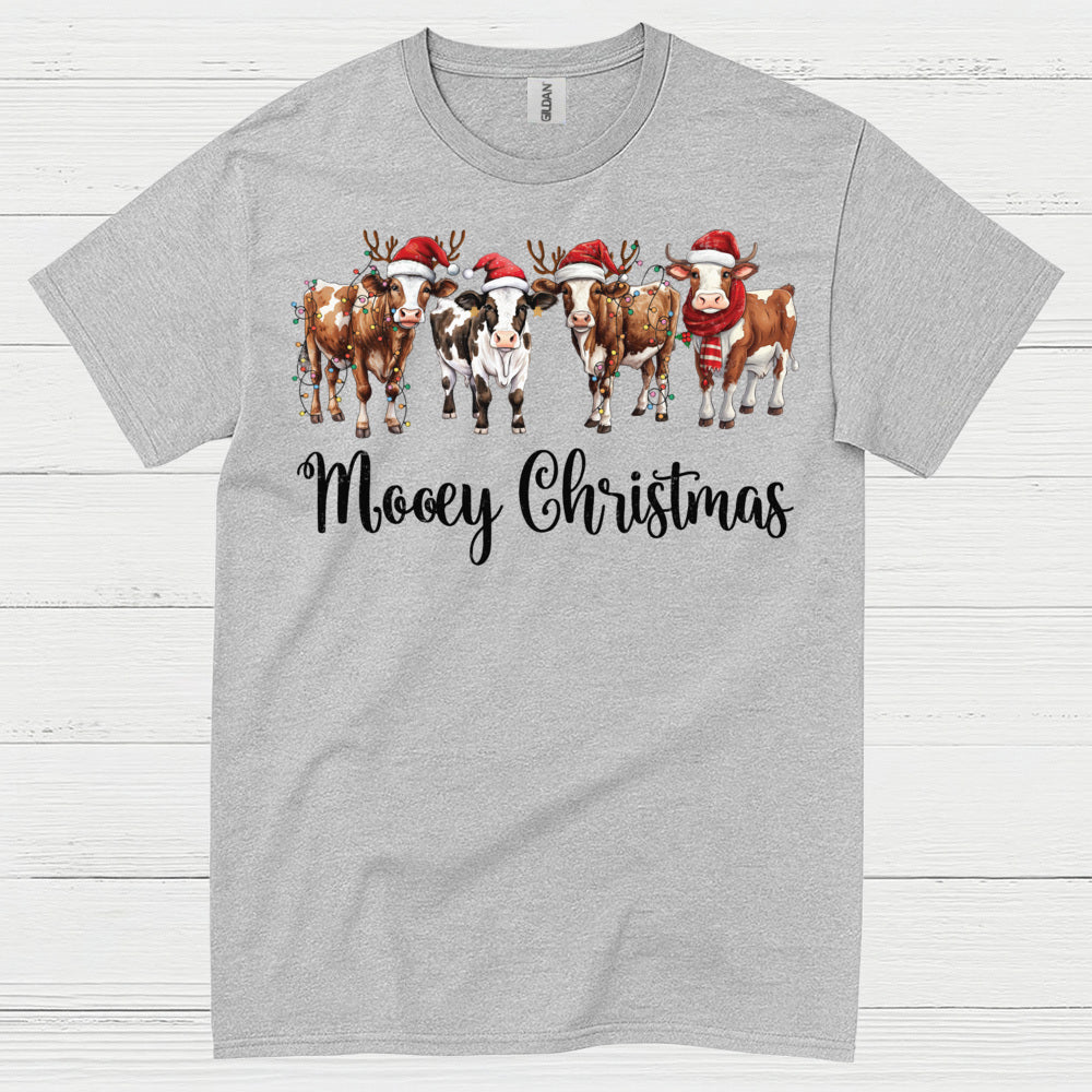 Mooey Christmas Cow T Shirt