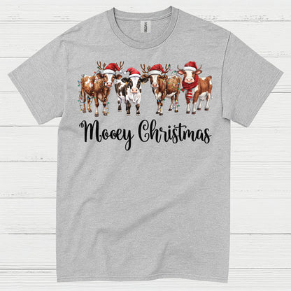 Mooey Christmas Cow T Shirt