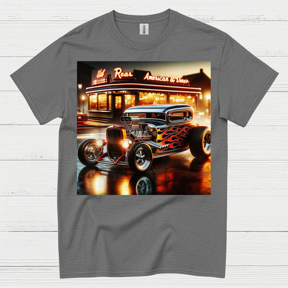 Classic Hot Rod Diner T Shirt