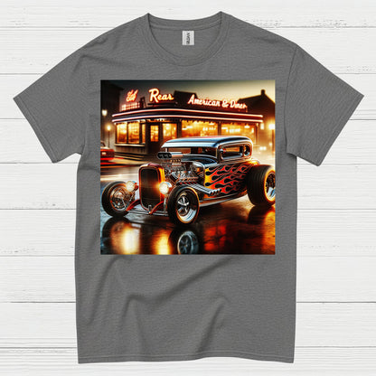 Classic Hot Rod Diner T Shirt