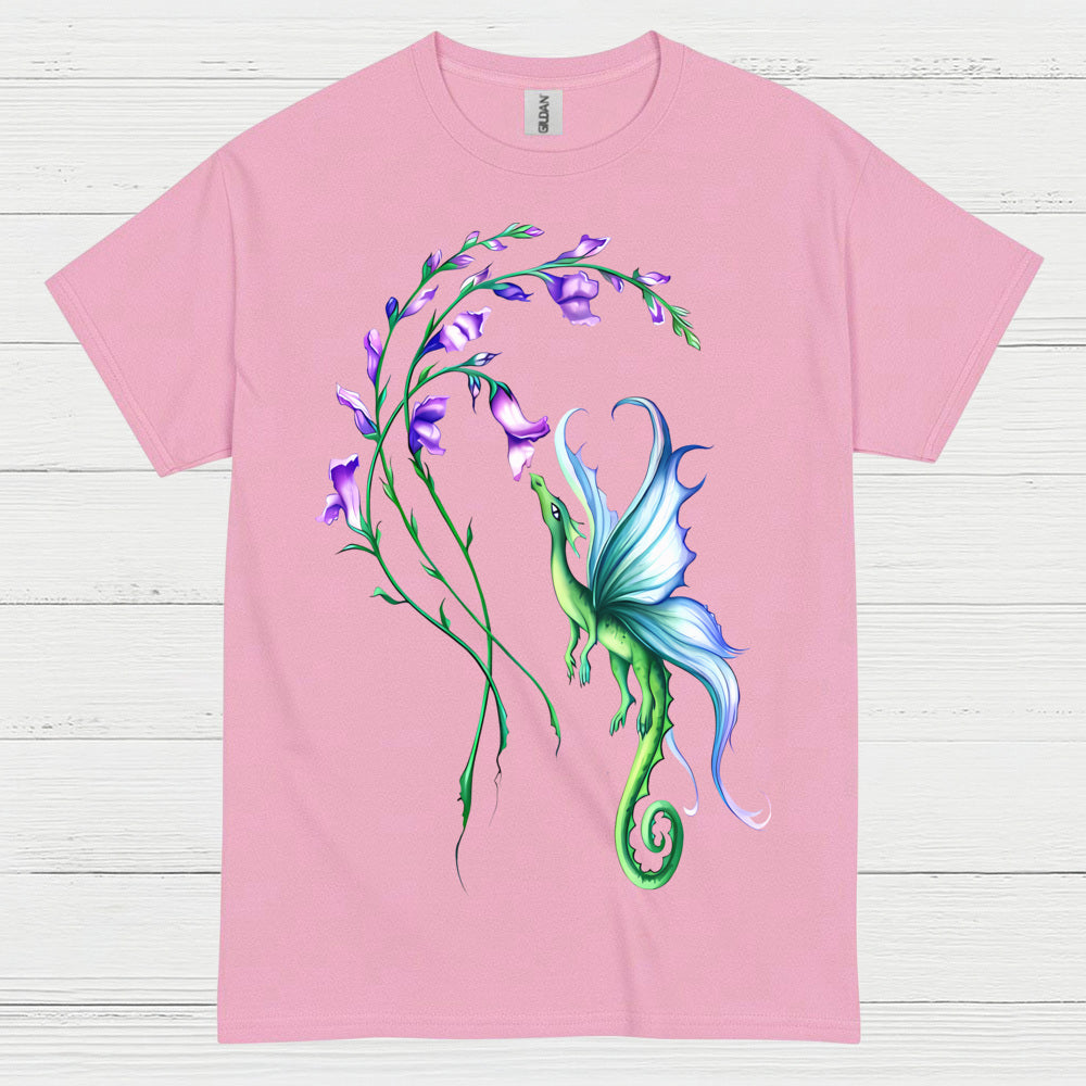Floral Fairy Dragon T Shirt