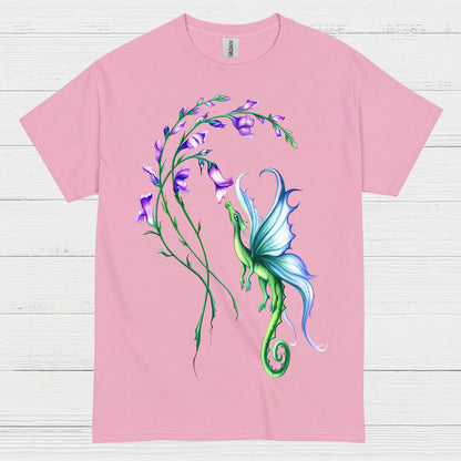 Floral Fairy Dragon T Shirt