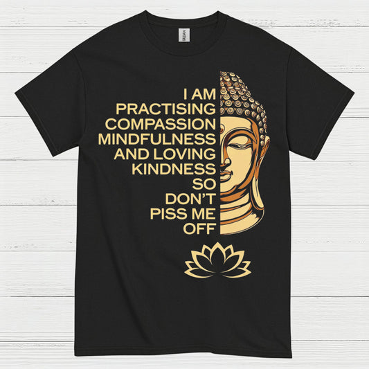 Practicing Compassion Mindfulness Quote T Shirt