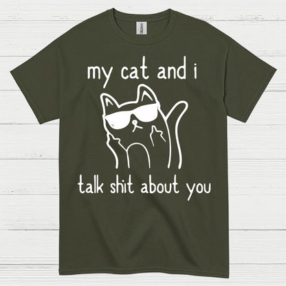 My Cat And I Humor T Shirt