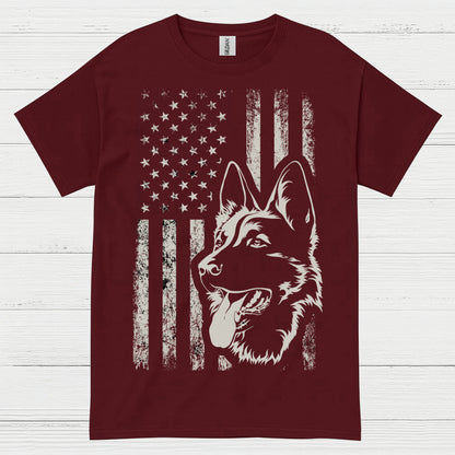 American Shepherd Flag T Shirt