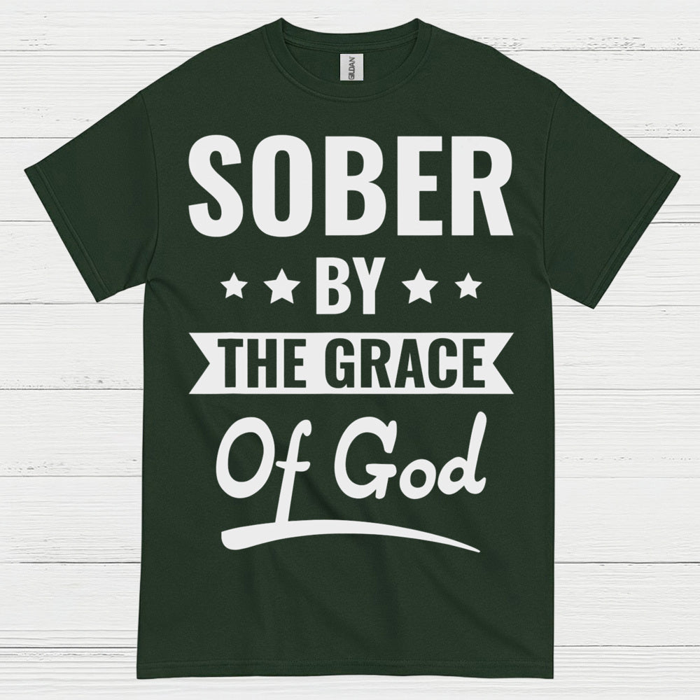 Sober By The Grace Of God Christian T Shirt
