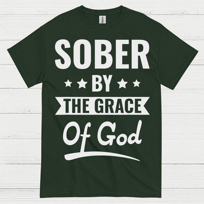 Sober By The Grace Of God Christian T Shirt