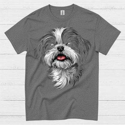 Cute Shih Tzu Portrait Graphic T Shirt