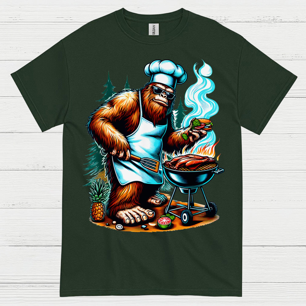 Bigfoot BBQ Grilling T Shirt