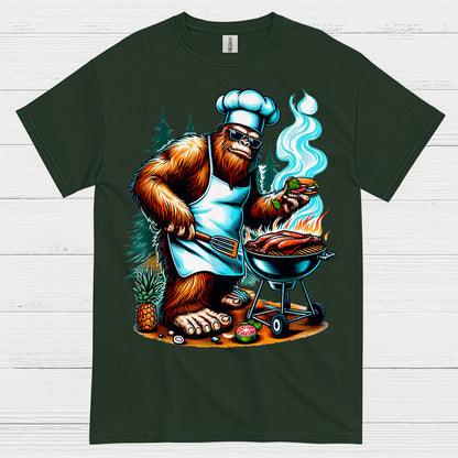 Bigfoot BBQ Grilling T Shirt
