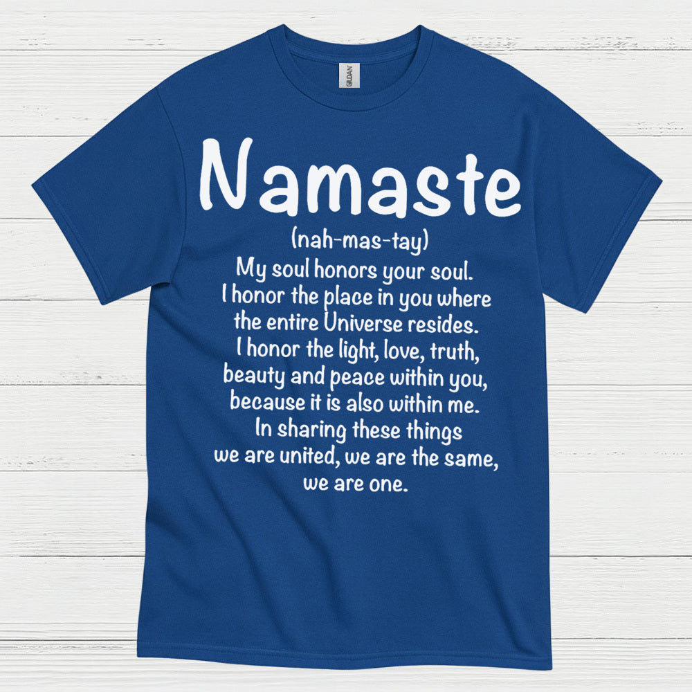 Namaste Spiritual Definition Quote T Shirt