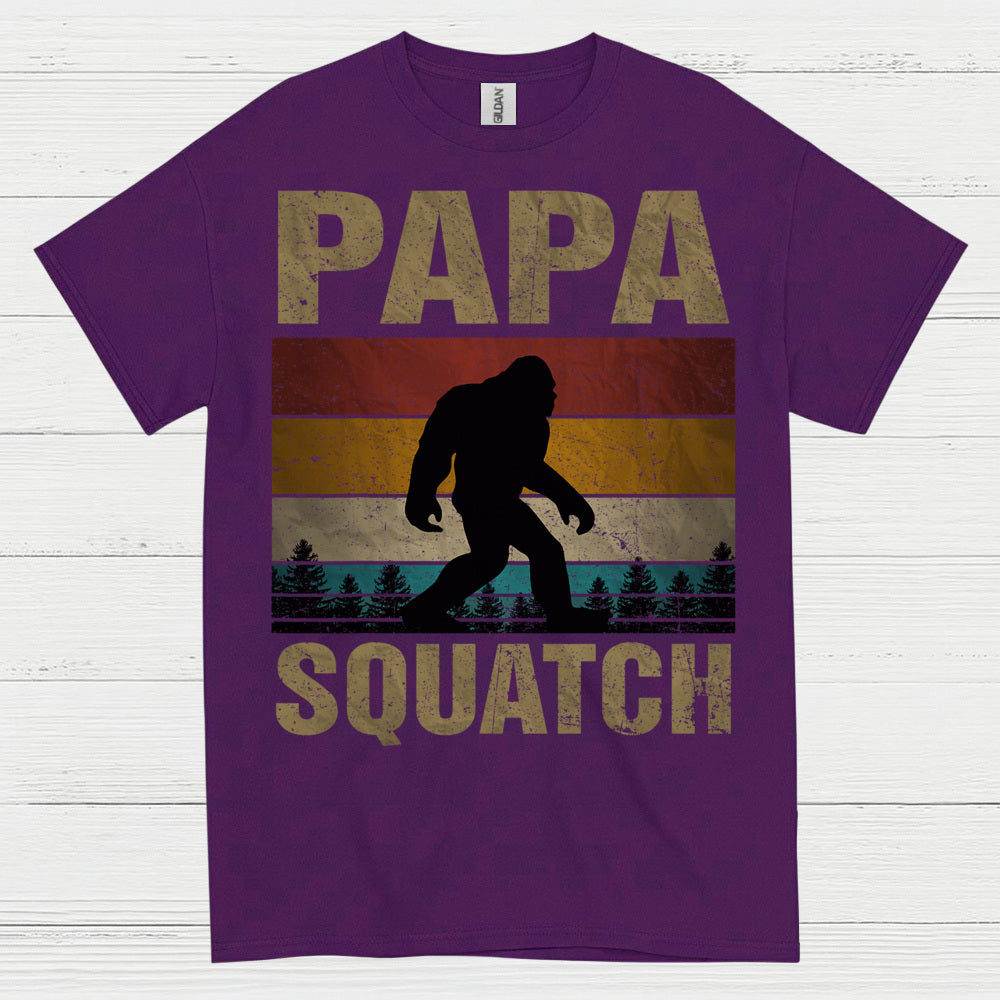 Papa Squatch Bigfoot T Shirt