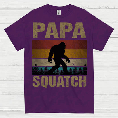 Papa Squatch Bigfoot T Shirt