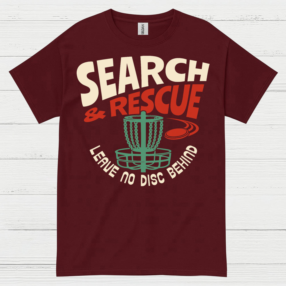 Search And Rescue Disc Golf T Shirt