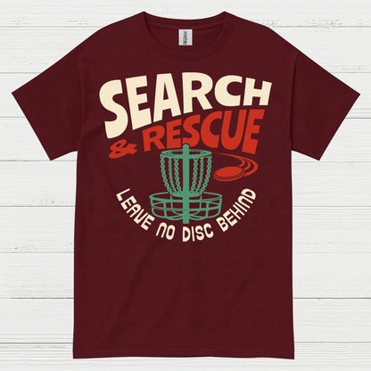 Search And Rescue Disc Golf T Shirt