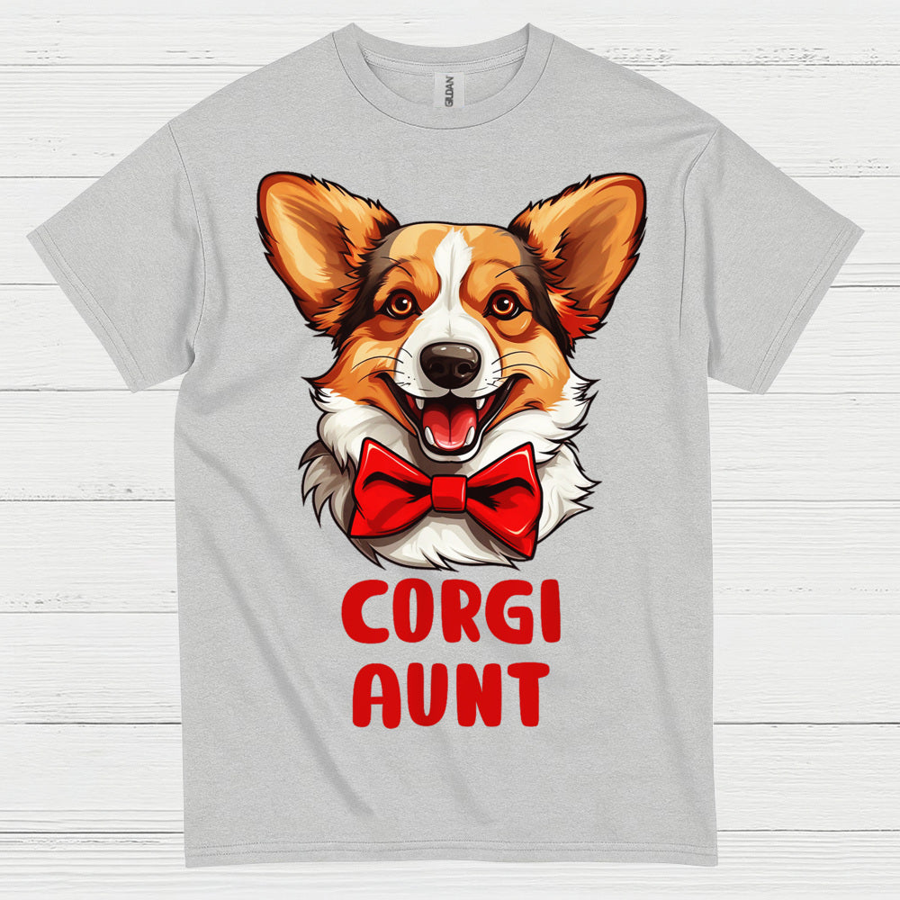 Corgi Aunt Cute Dog Lover T Shirt