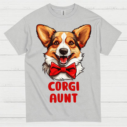 Corgi Aunt Cute Dog Lover T Shirt