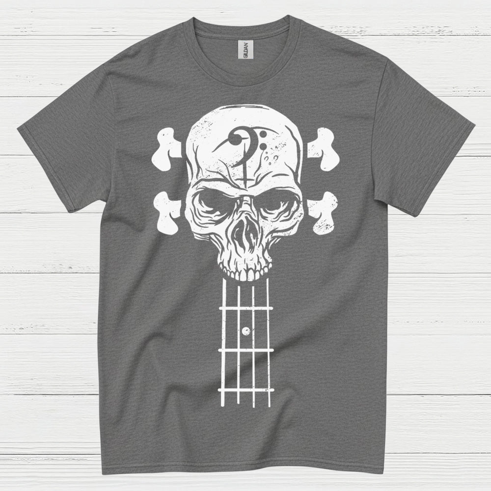 Bass Skull Guitar T Shirt