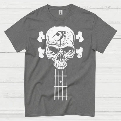 Bass Skull Guitar T Shirt