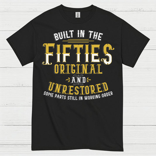 Built in the Fifties Vintage Quote T Shirt