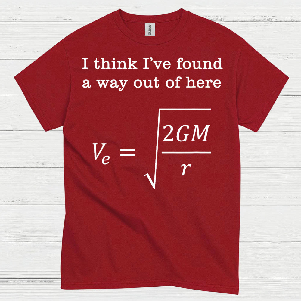 Escape Velocity Physics T Shirt