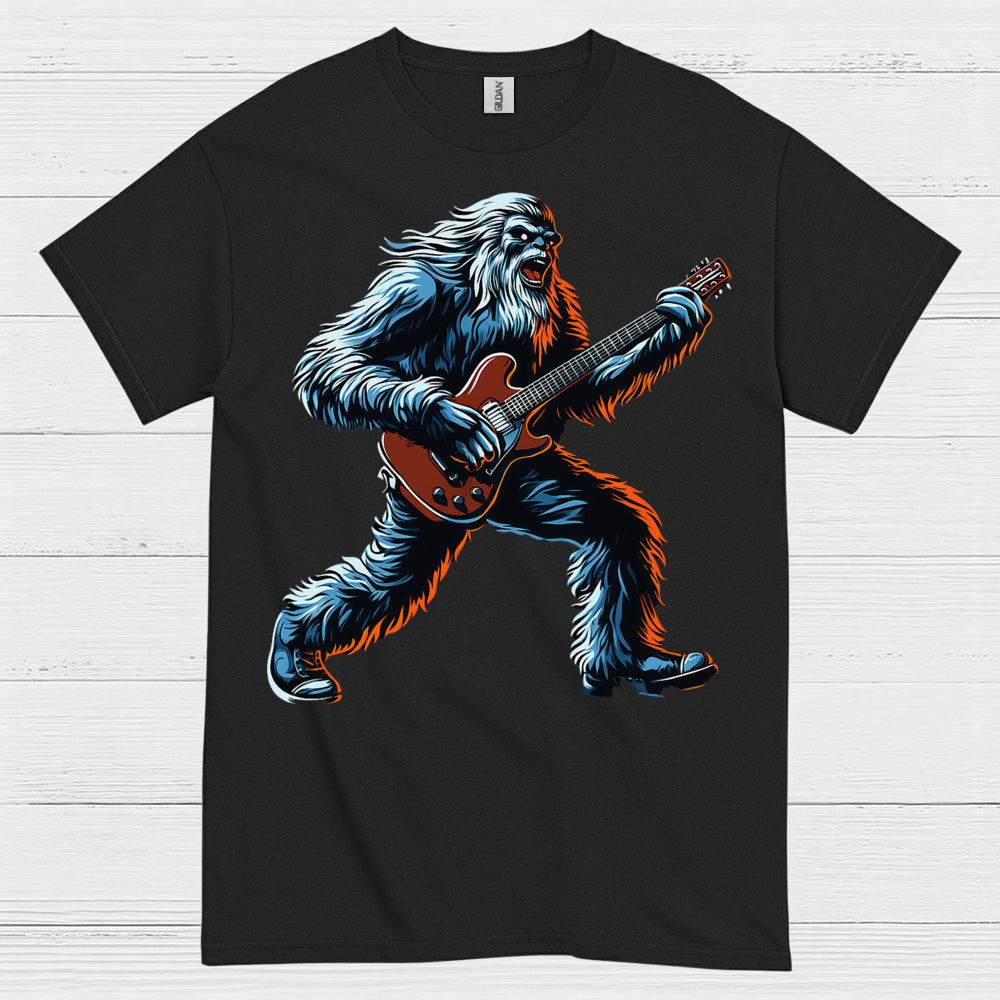 Rock Guitar Bigfoot T Shirt