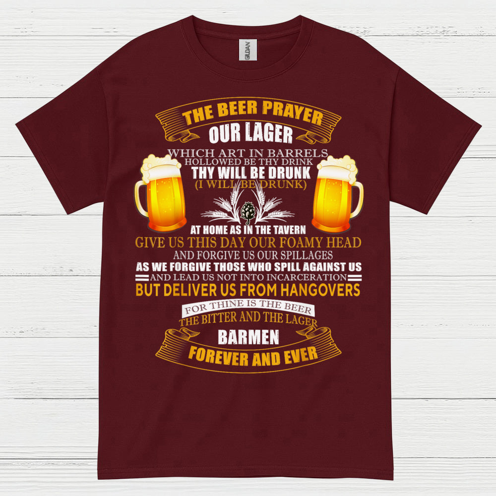 The Beer Prayer Our Lager T Shirt