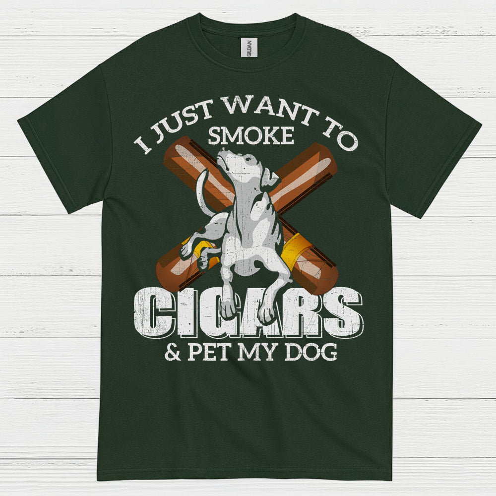 I Just Want To Smoke Cigars T Shirt